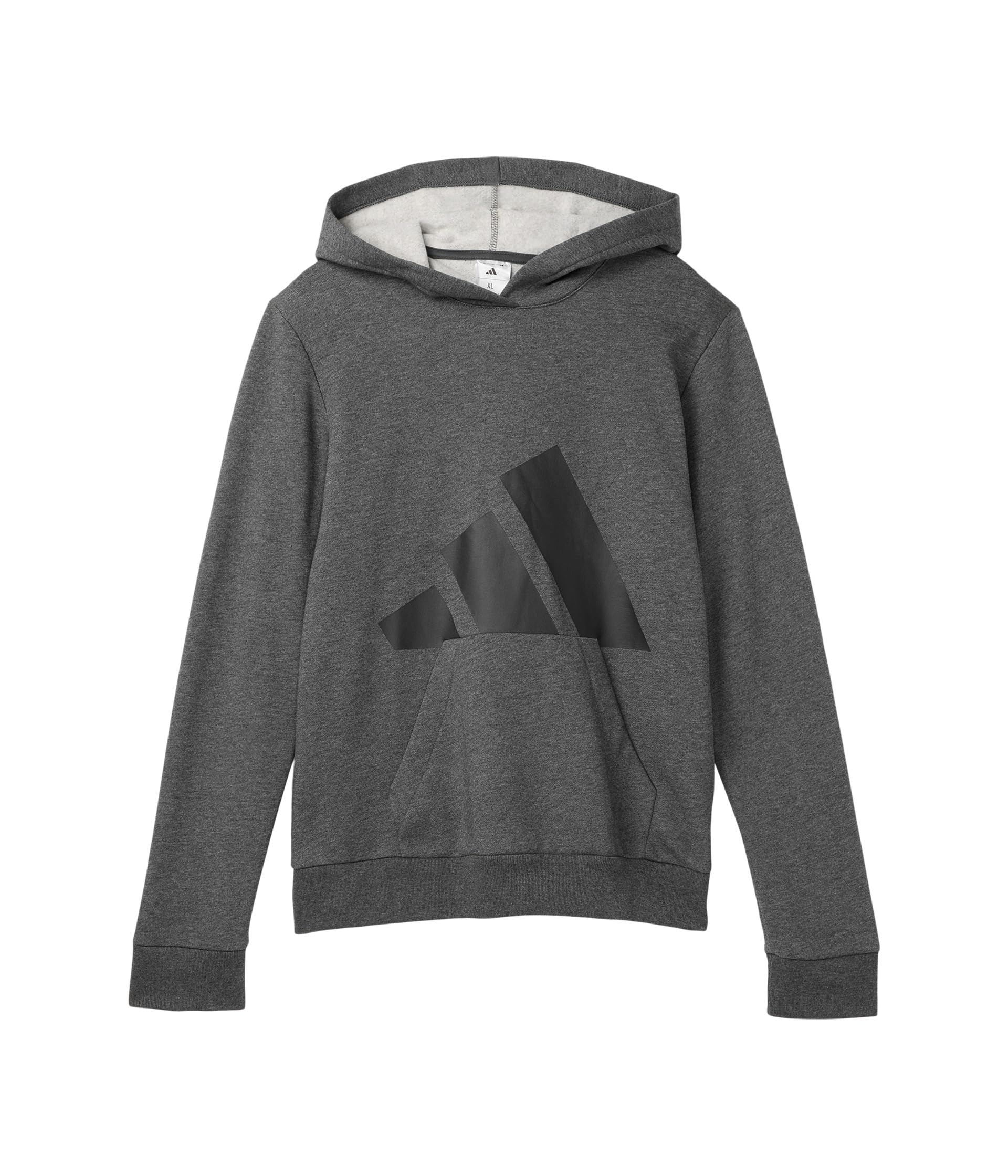Свитшот adidas Kids Essential Big Logo Fleece Heather Hooded Pullover (Big Kid)