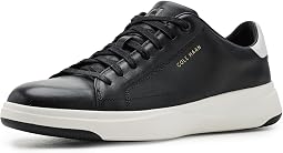 Black/White Leather