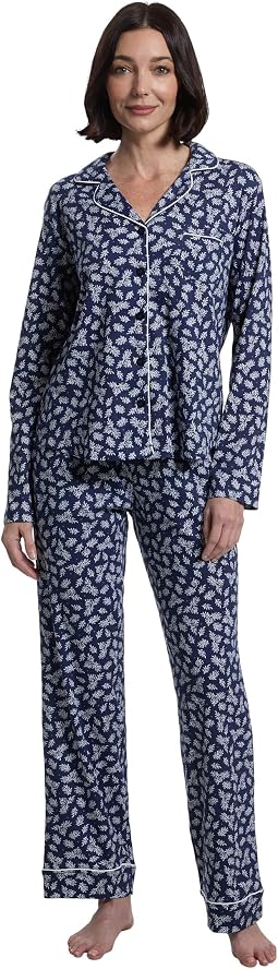 Женский комплект Jolly & Bright Long Sleeve Notch Top & Long Pants