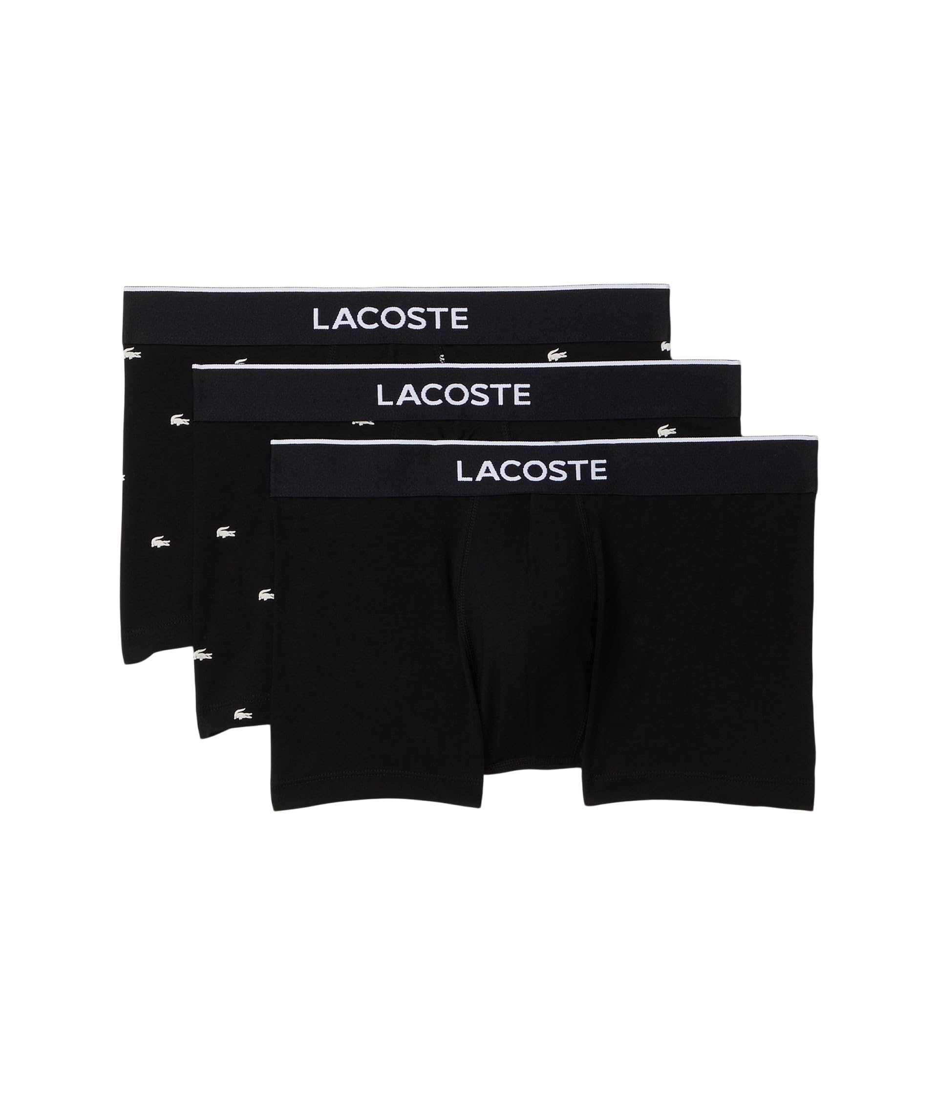 Мужские трусы Lacoste 3-Pack Printed Stretch Trunks