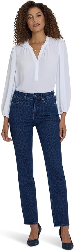 High-Rise Marilyn Straight Jeans