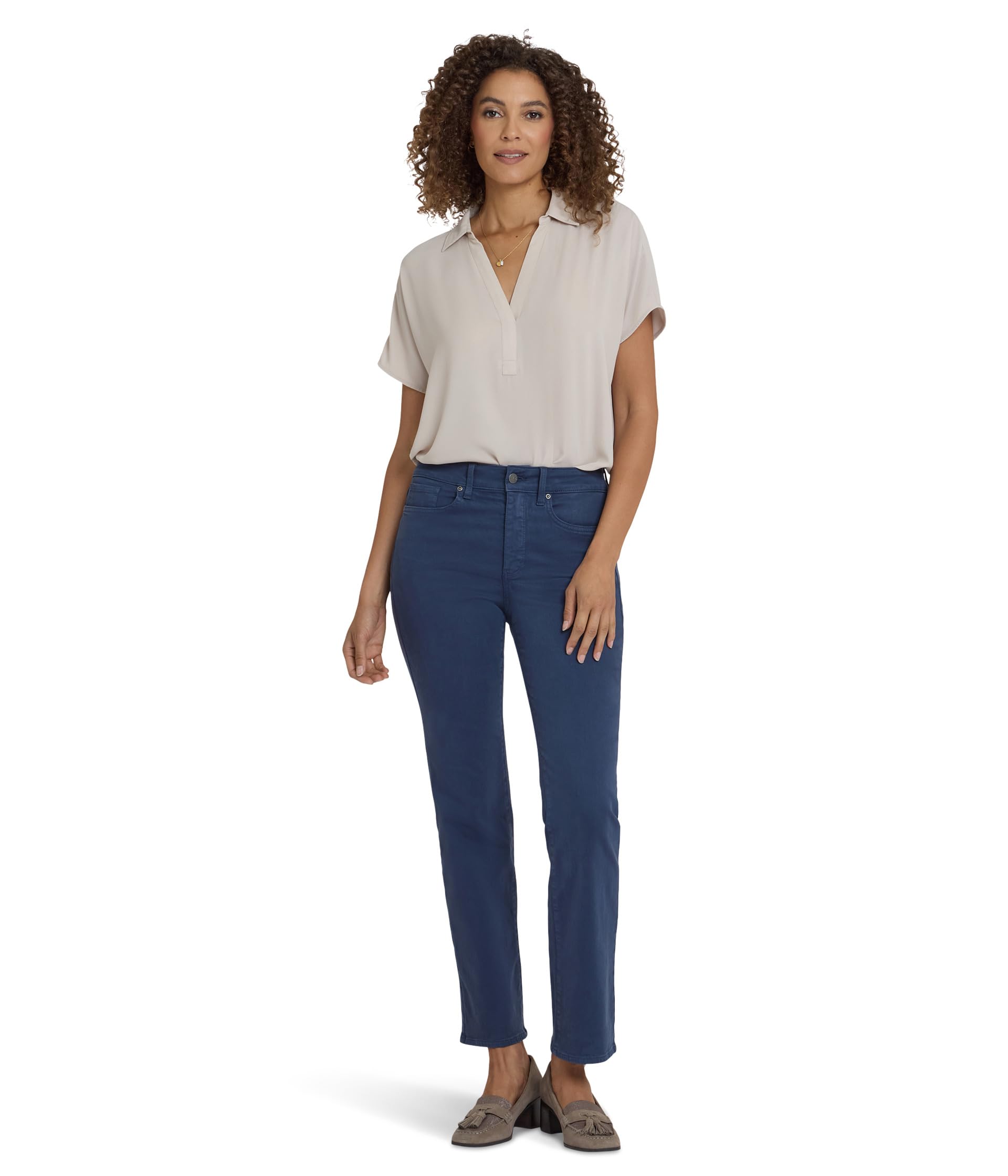 High-Rise Marilyn Straight Jeans