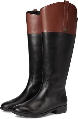 Black/Stable Brown Wide Calf