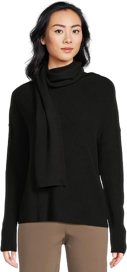 Женский джемпер It's a Wrap - Long Sleeve Relax Sweater с шарфом