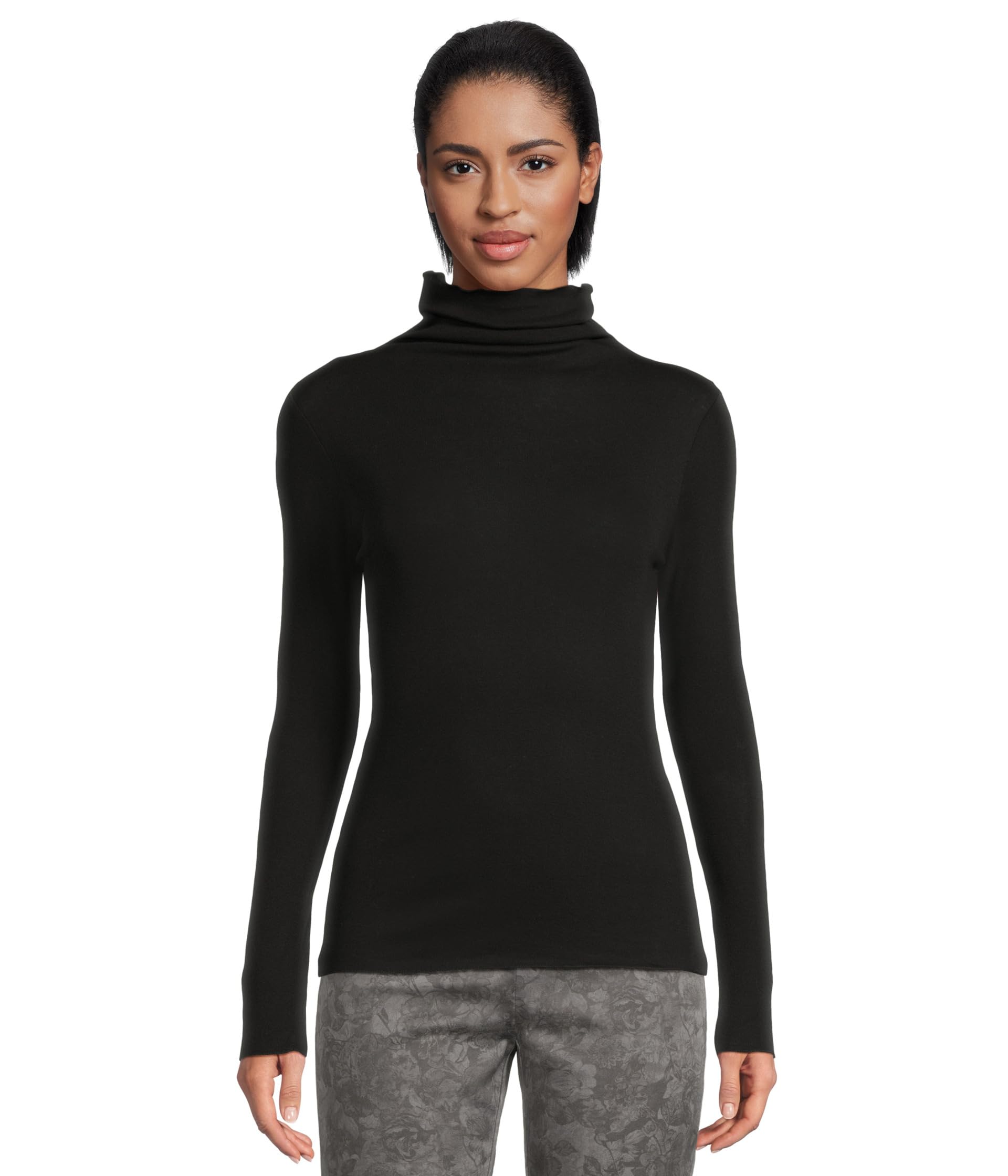Layering Long Sleeve Turtle Neck Knit Top