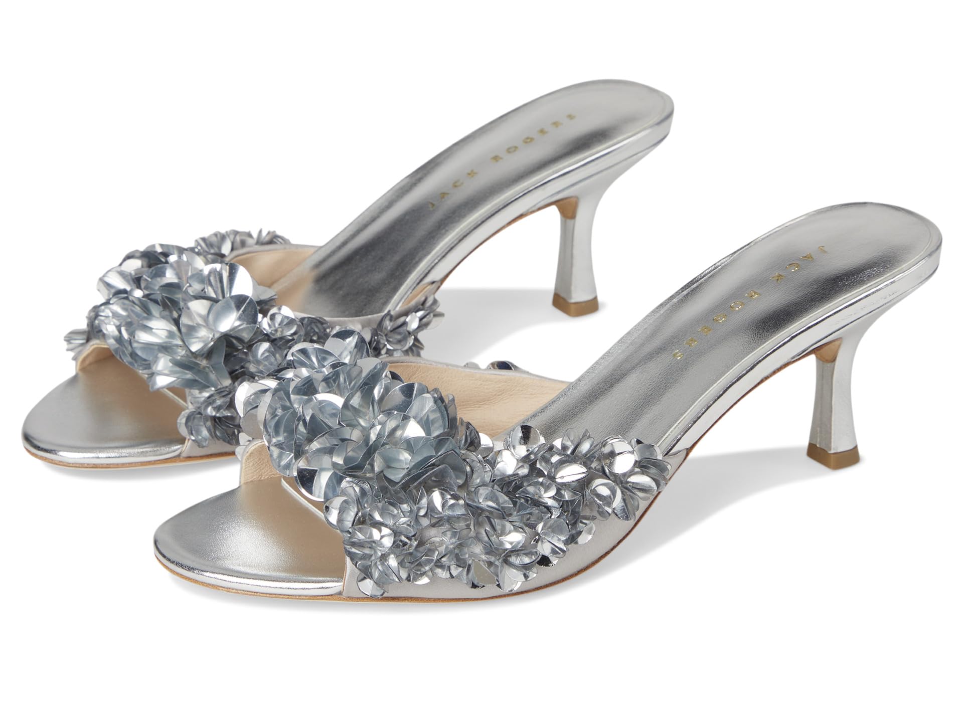 Crown Sequin Sandals