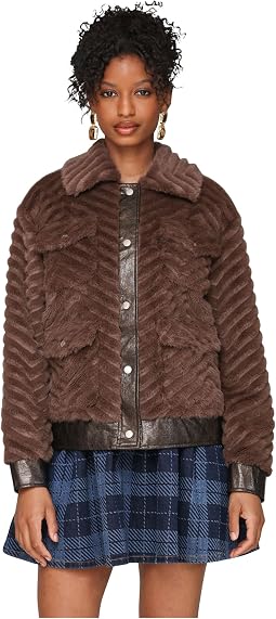 Faux Fur Trucket Jacket