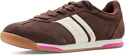 Chocolate/Egret Suede/Leather