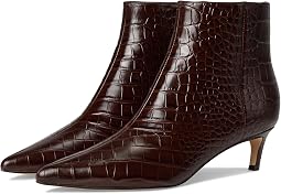 Dark Brown Croco Leather