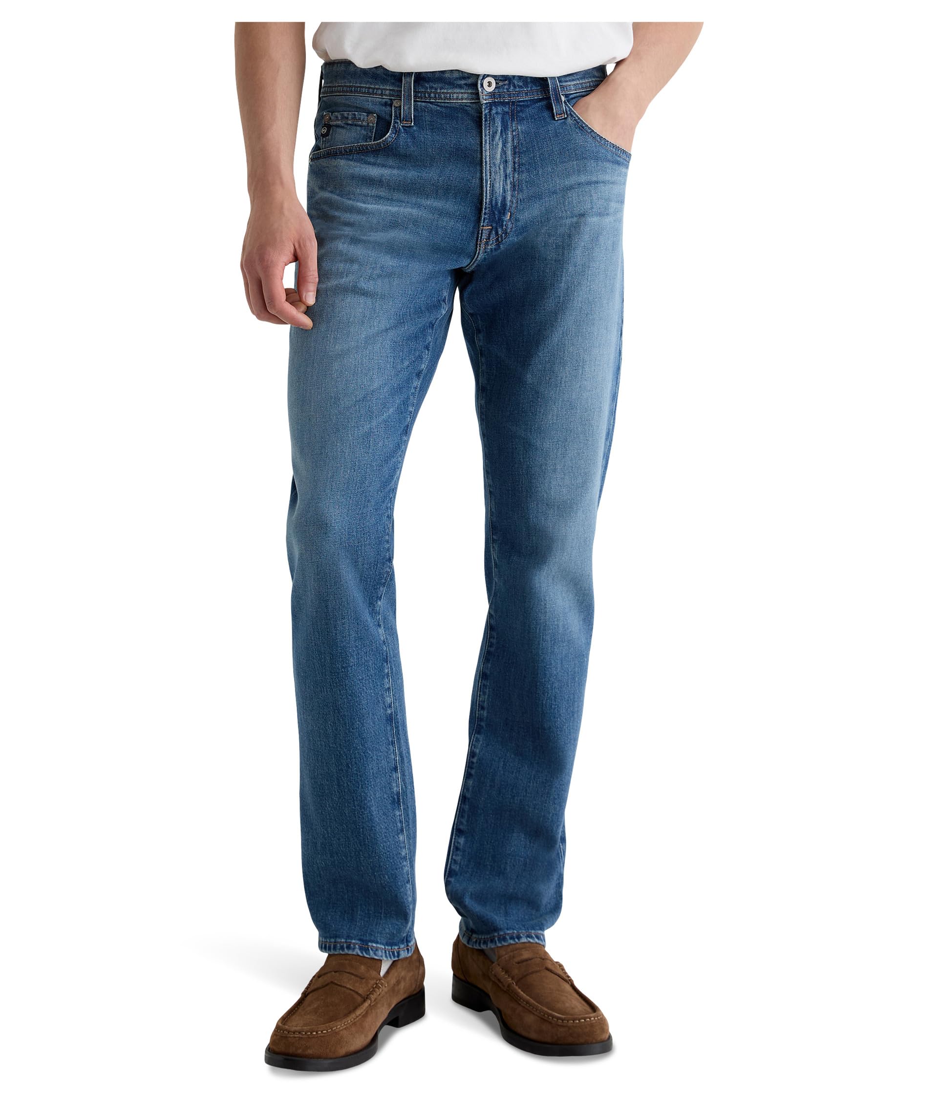 Graduate Tailored Leg Jeans In Ashfield