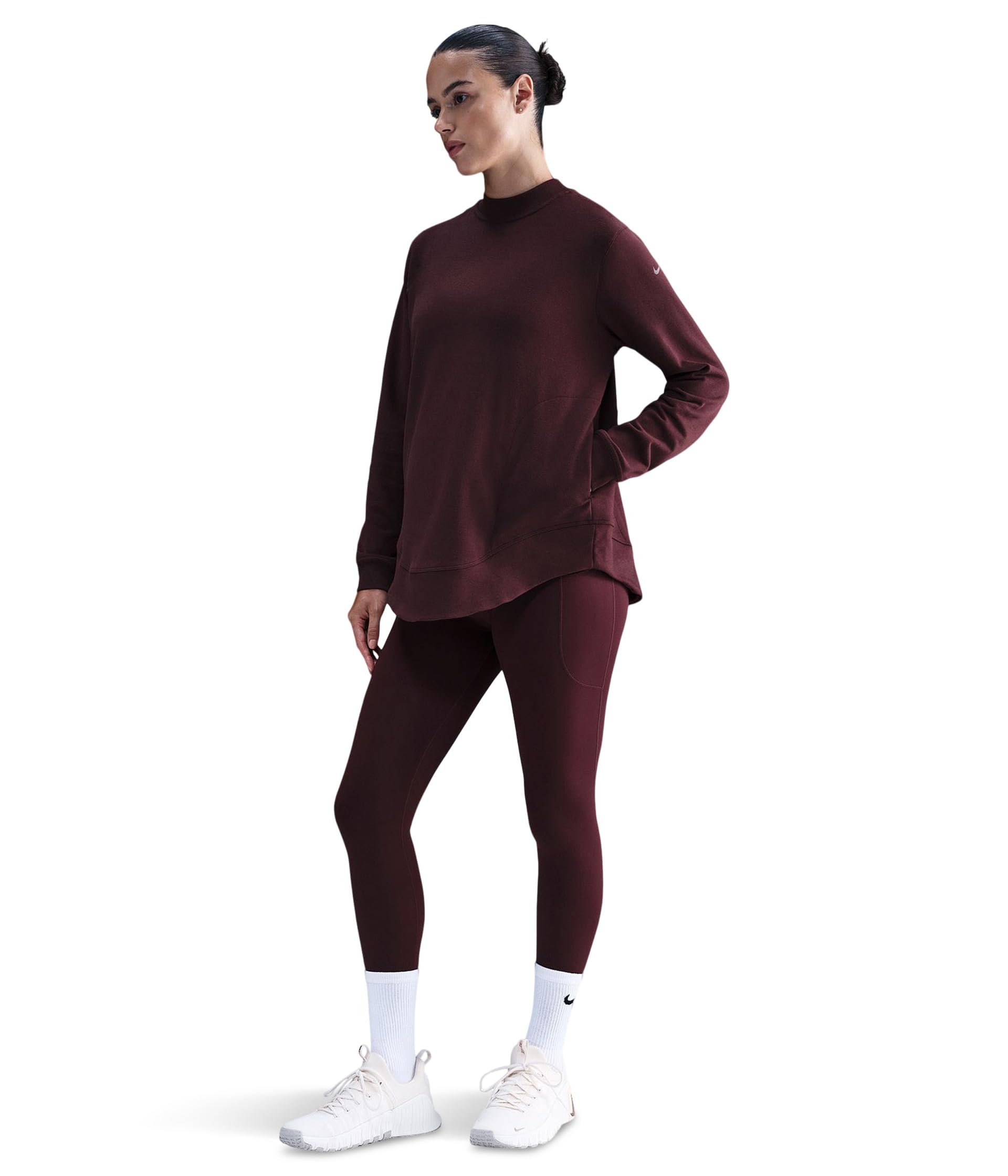One Fleece Reversible Pullover Maternity Top
