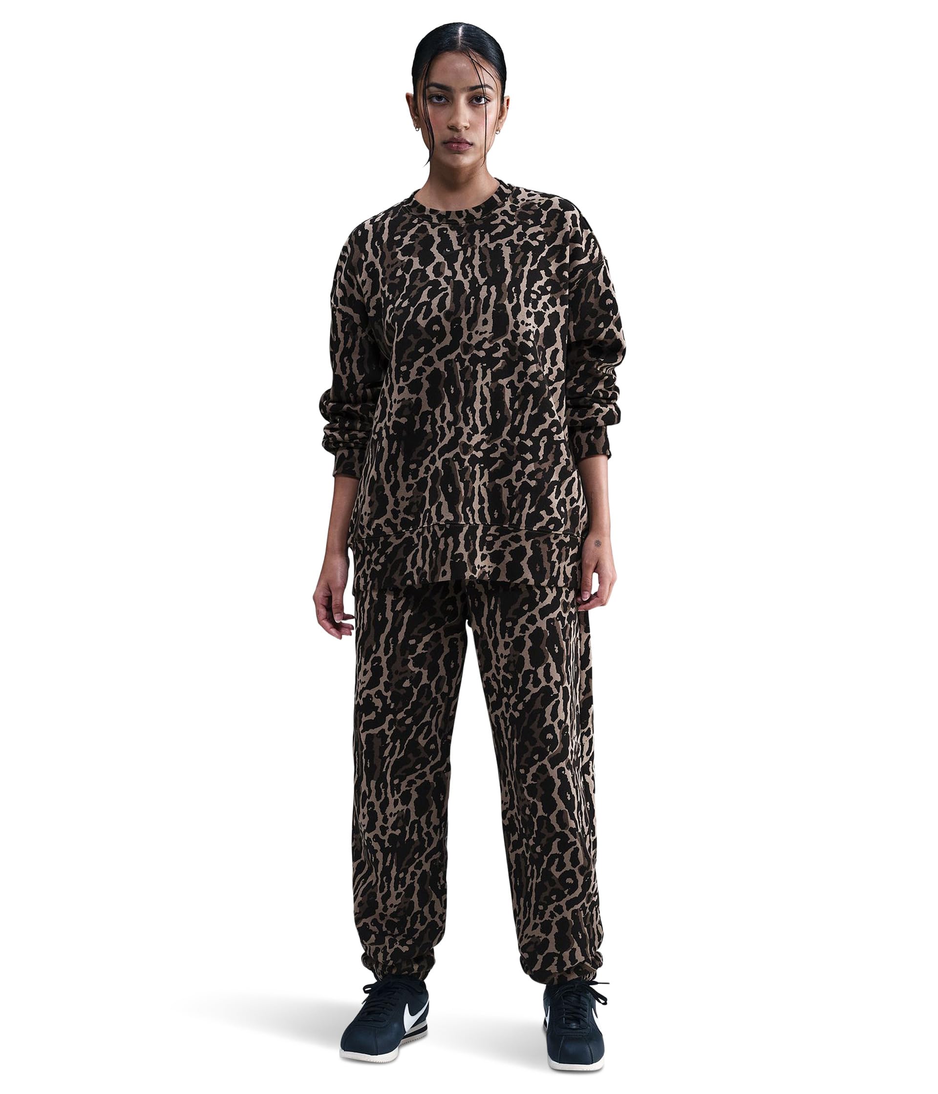 Sportswear Phoenix Fleece High-Rise Oversized All Over Print Pants