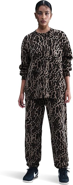 Sportswear Phoenix Fleece High-Rise Oversized All Over Print Pants