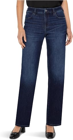 Женские джинсы Liverpool Los Angeles Kennedy Mid-Rise Straight Leg 32'' Inseam