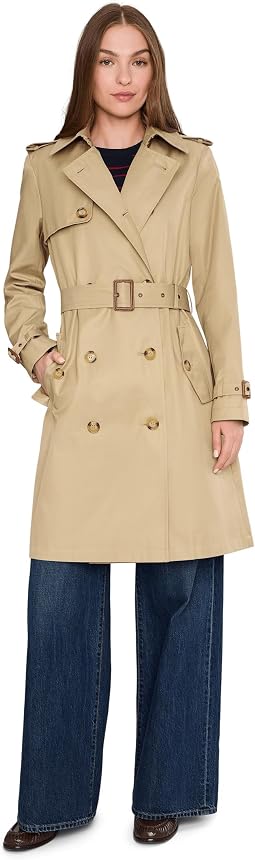Женский плащ Db Belted Rain 38" Lauren Ralph Lauren