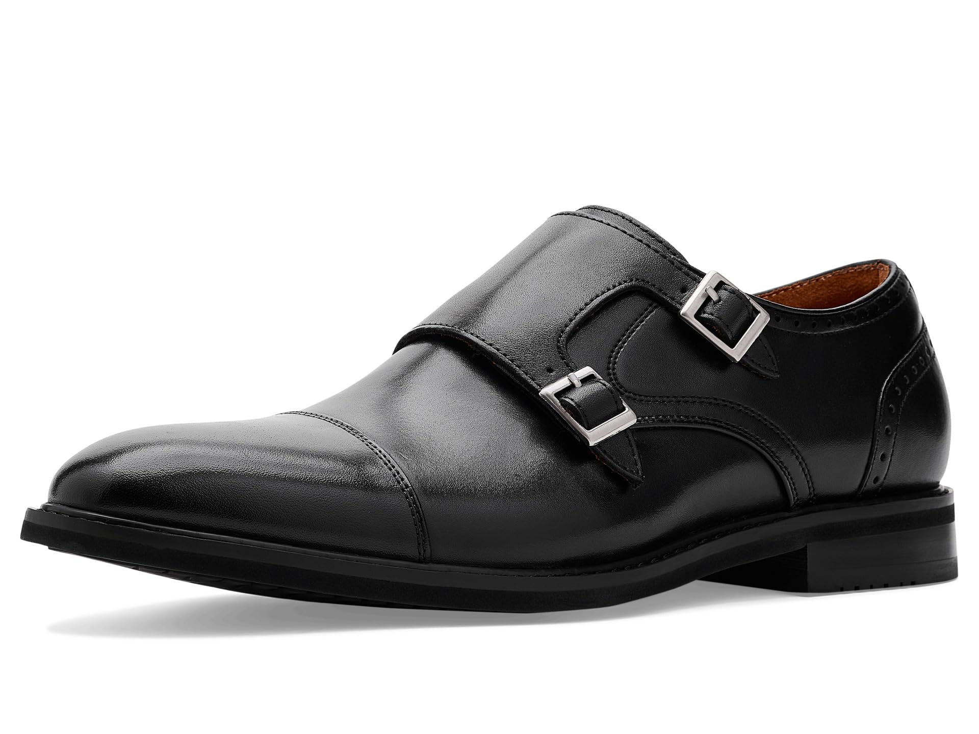Boswell Cap Toe Double Monk Strap