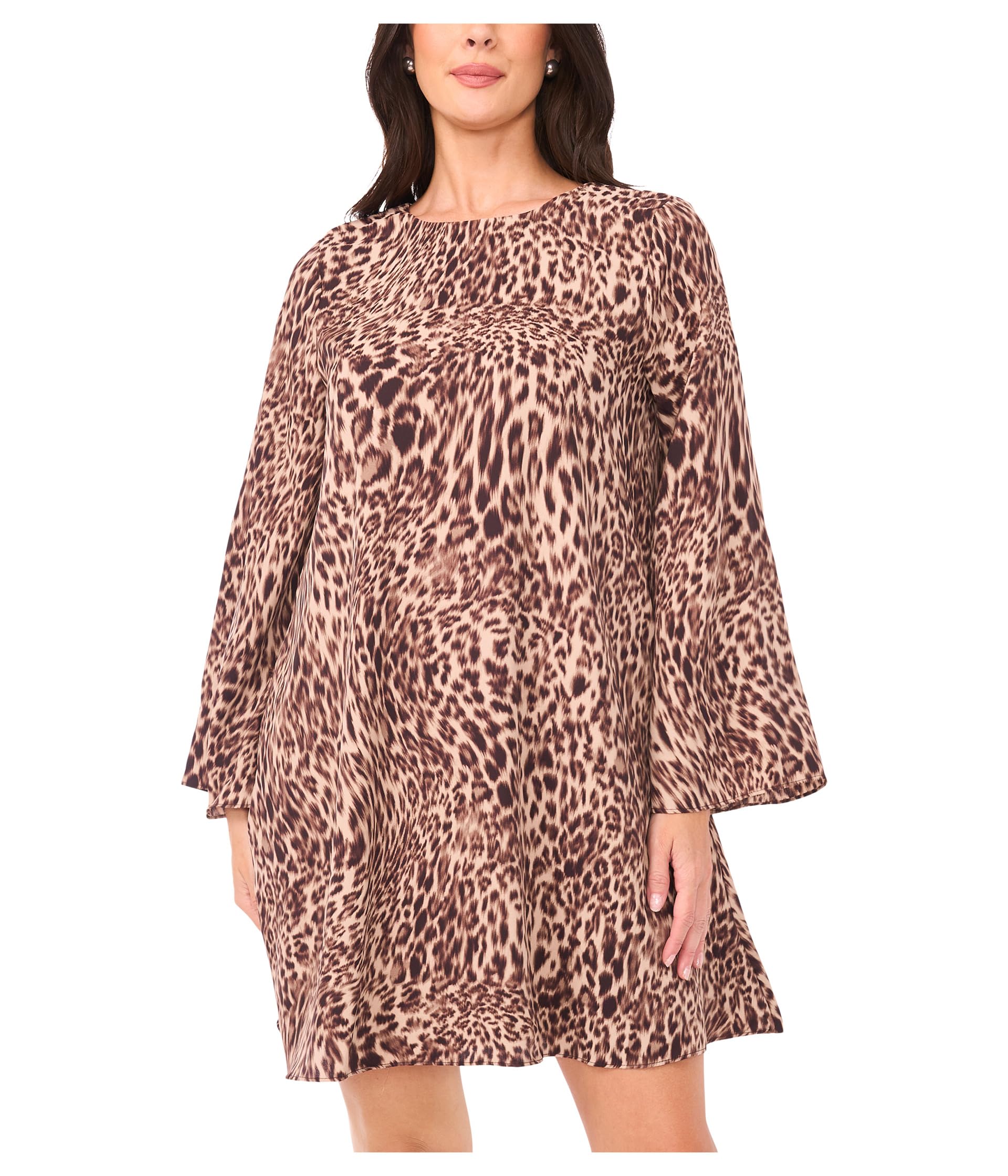 Bell Sleeve Mini A-Line Dress