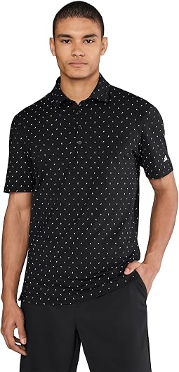 adidas Golf Ultimate365+ polo рубашка с микропринтом