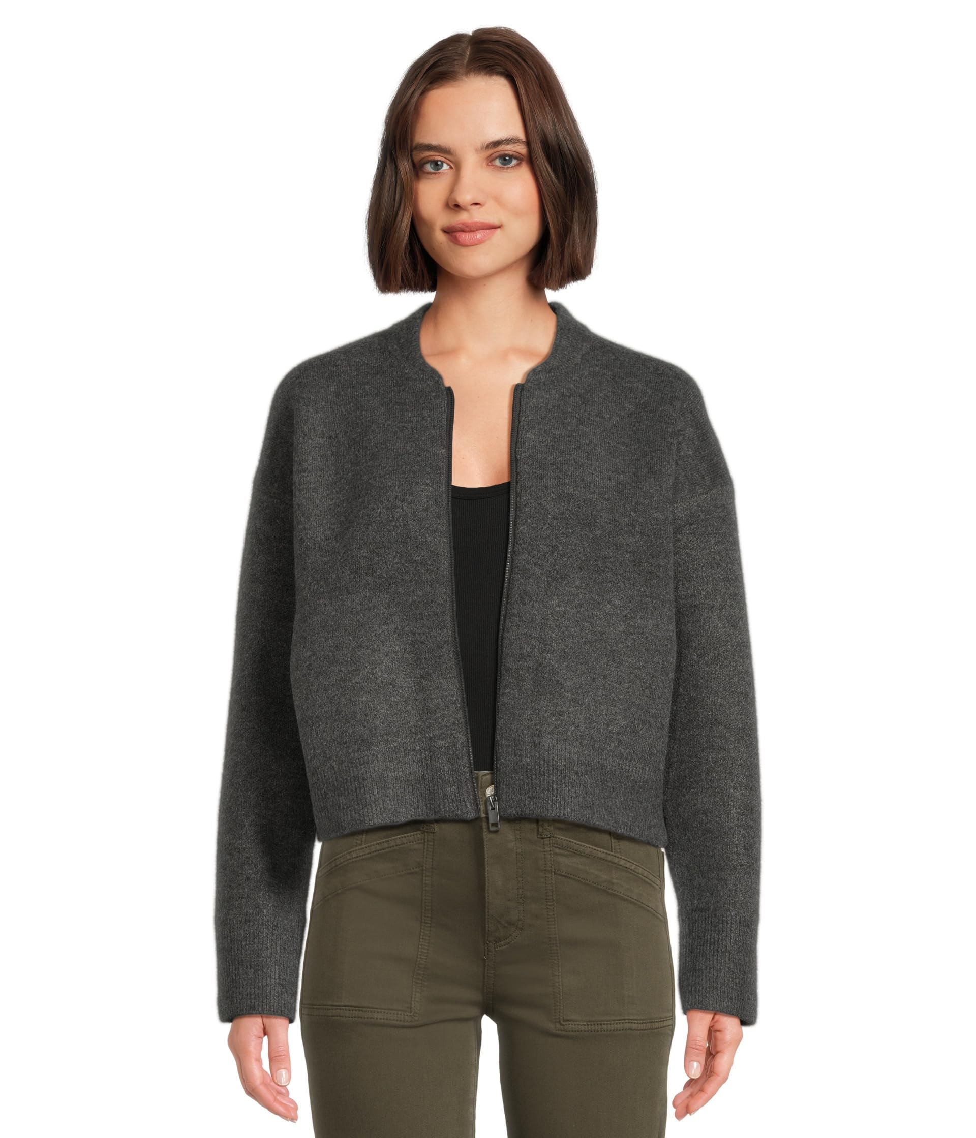 Lidia Cropped Bomber Jacket