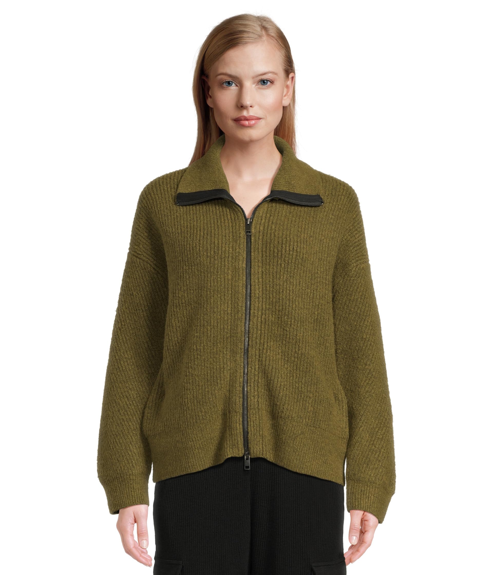 Cali Ribbed Zip-Up