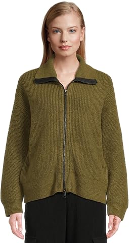 Женский джемпер Michael Stars Cali Ribbed Zip-Up
