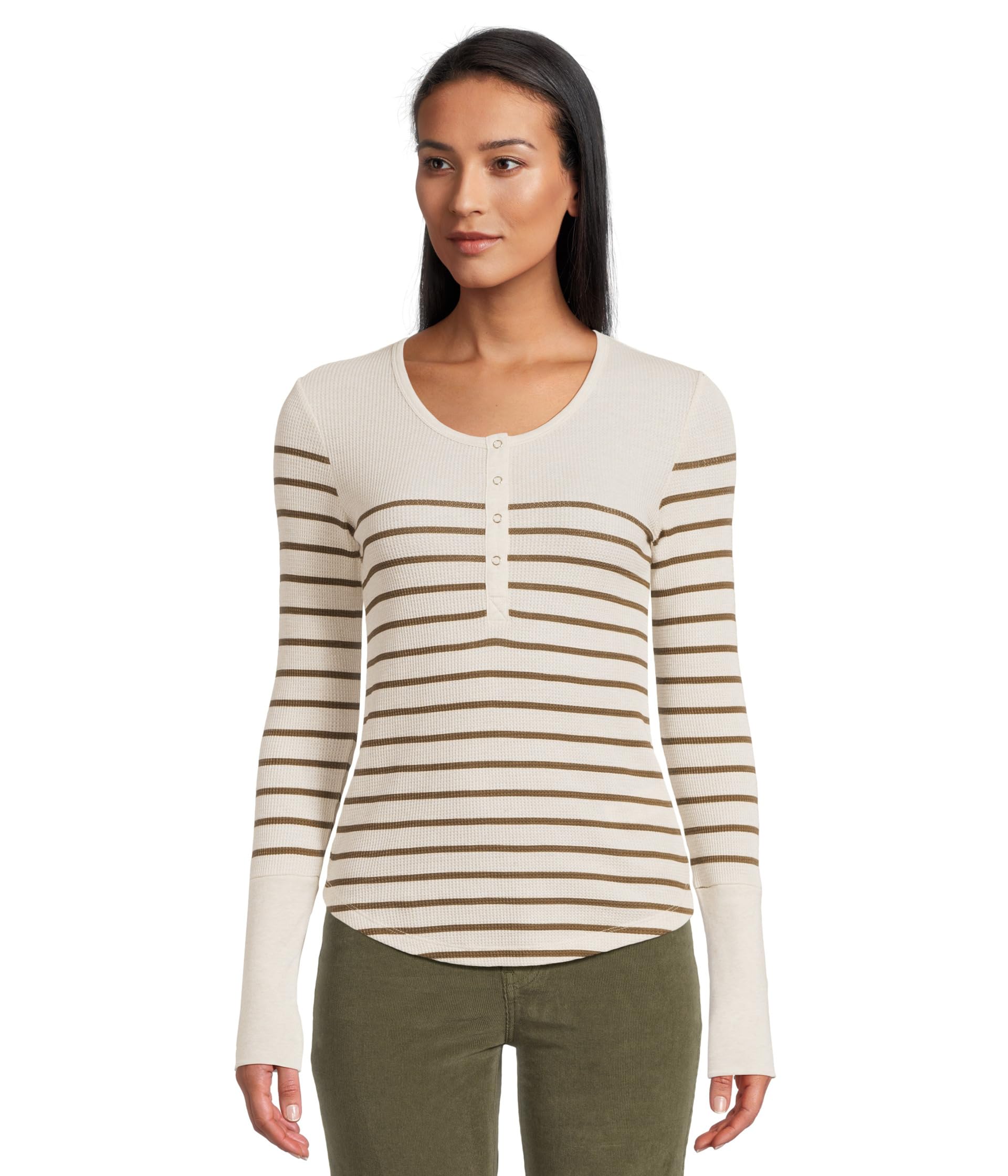 Топ Thermal Forevr Stripe Henley