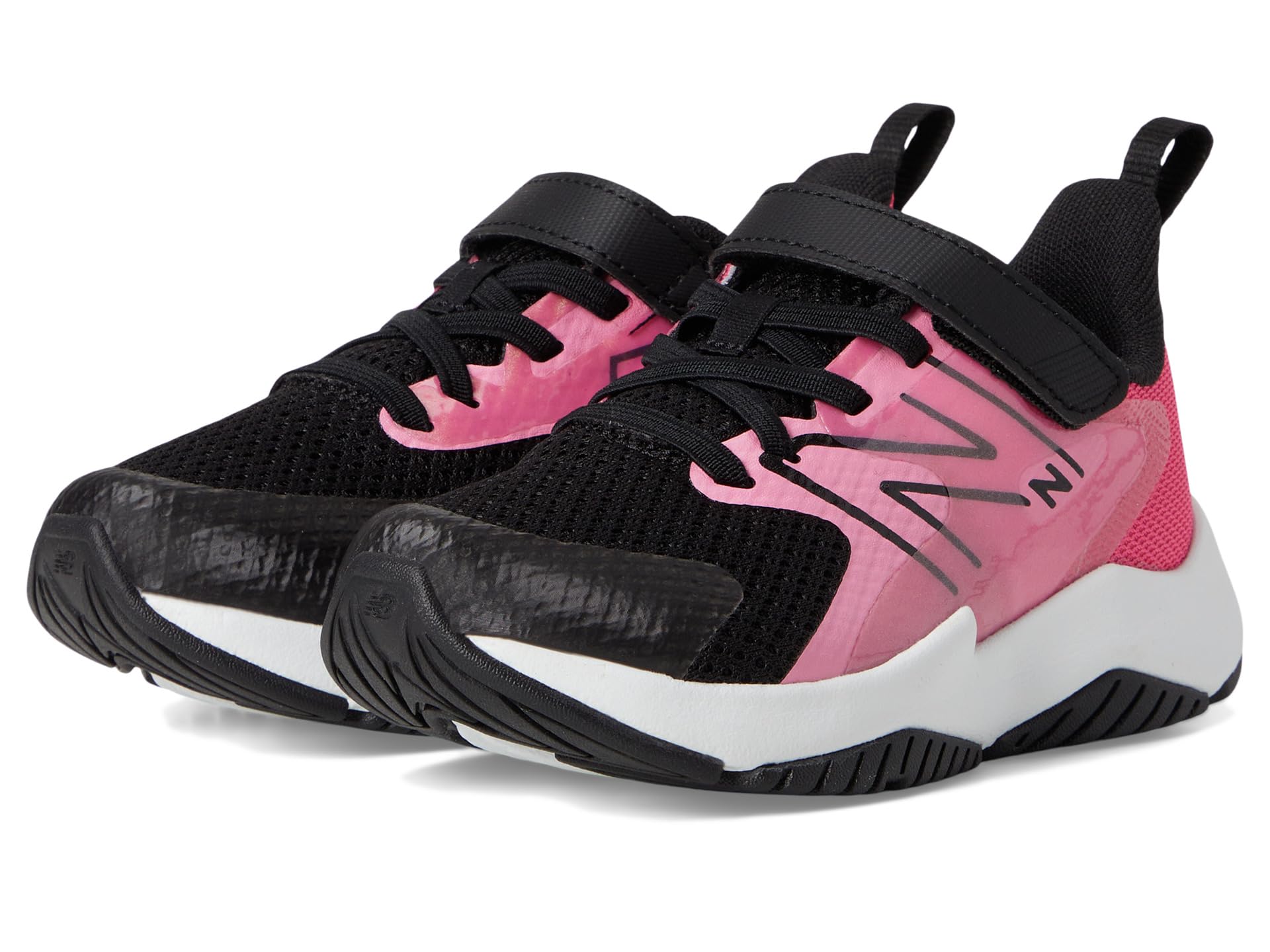 Rave Run v2 Bungee Lace with Top Strap (Little Kid/Big Kid)