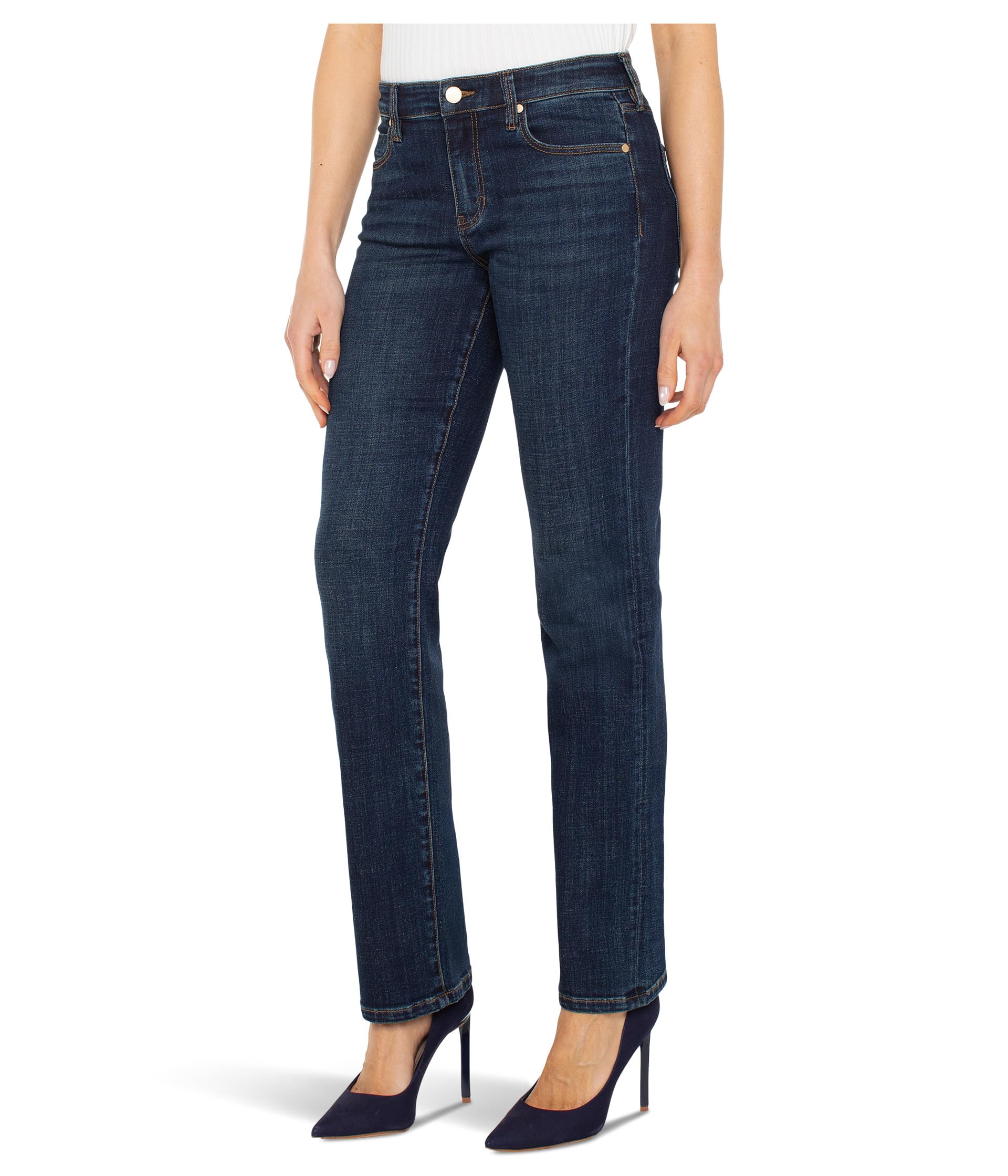 Kennedy Mid-rise Straight Jeans