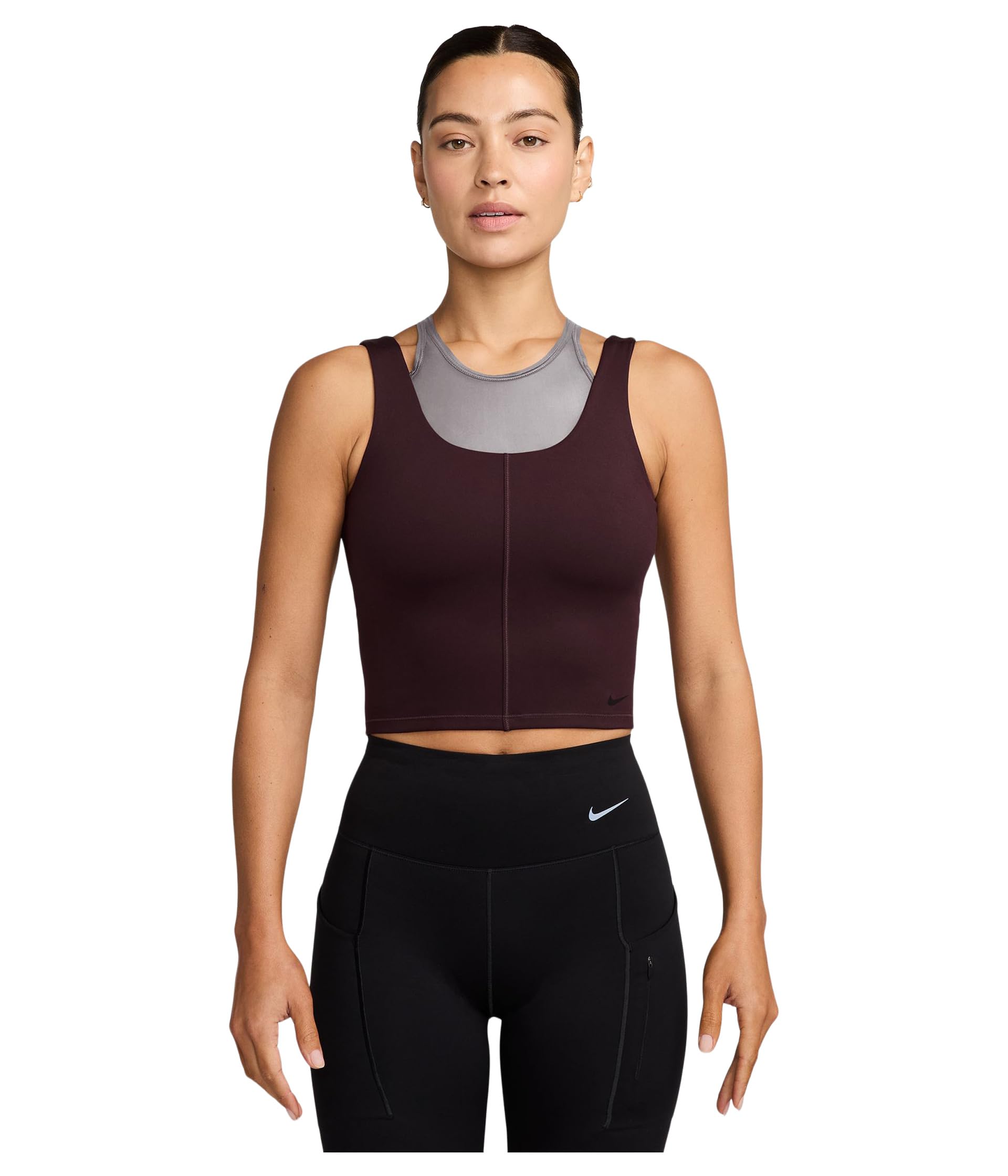 Nike укороченный топ One Fitted Dri-FIT