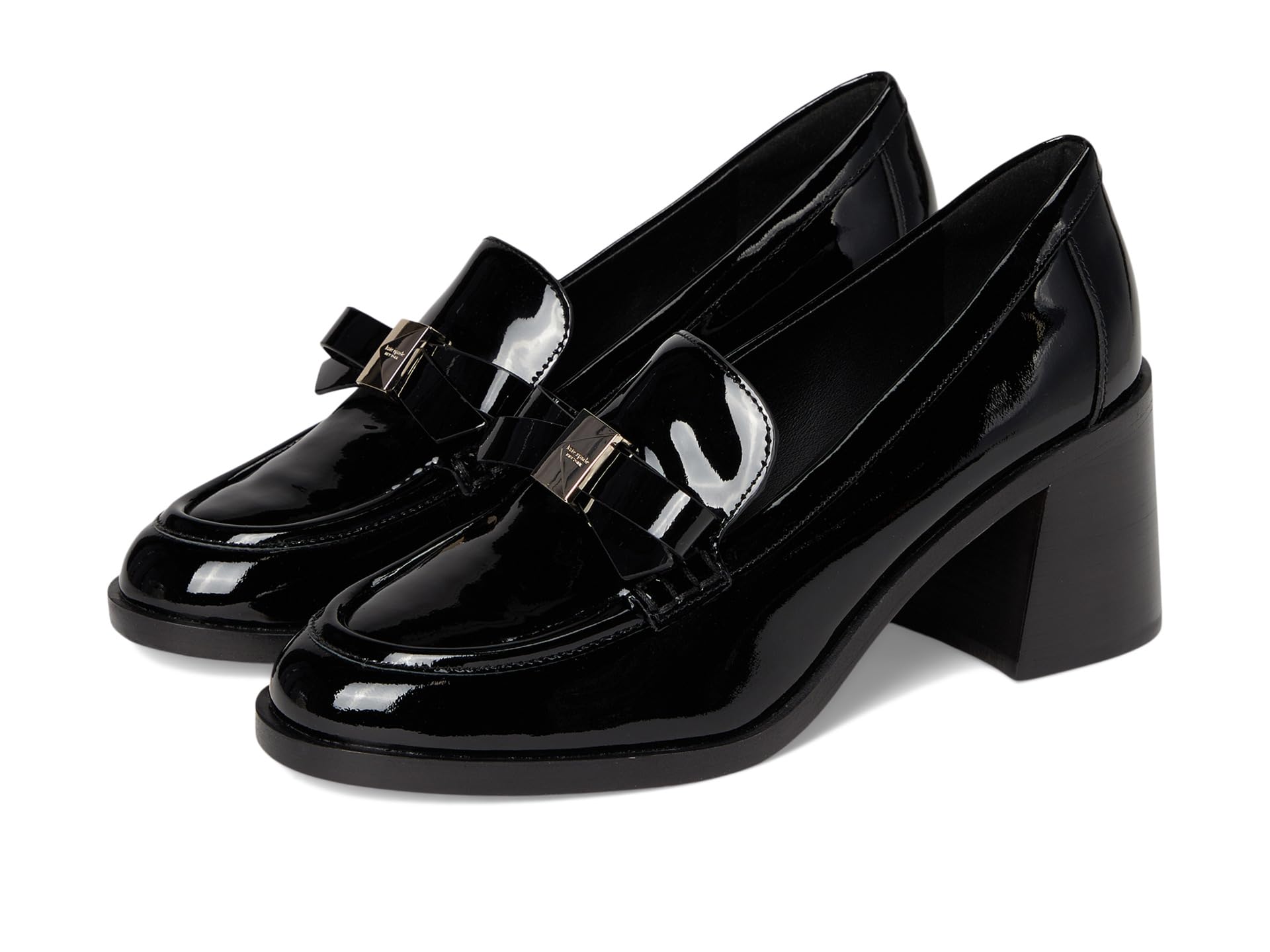 Лоферы Kate Spade New York Deco Bow Patent Leather Heeled