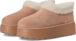 Socharming Shearling Flatform Clogs