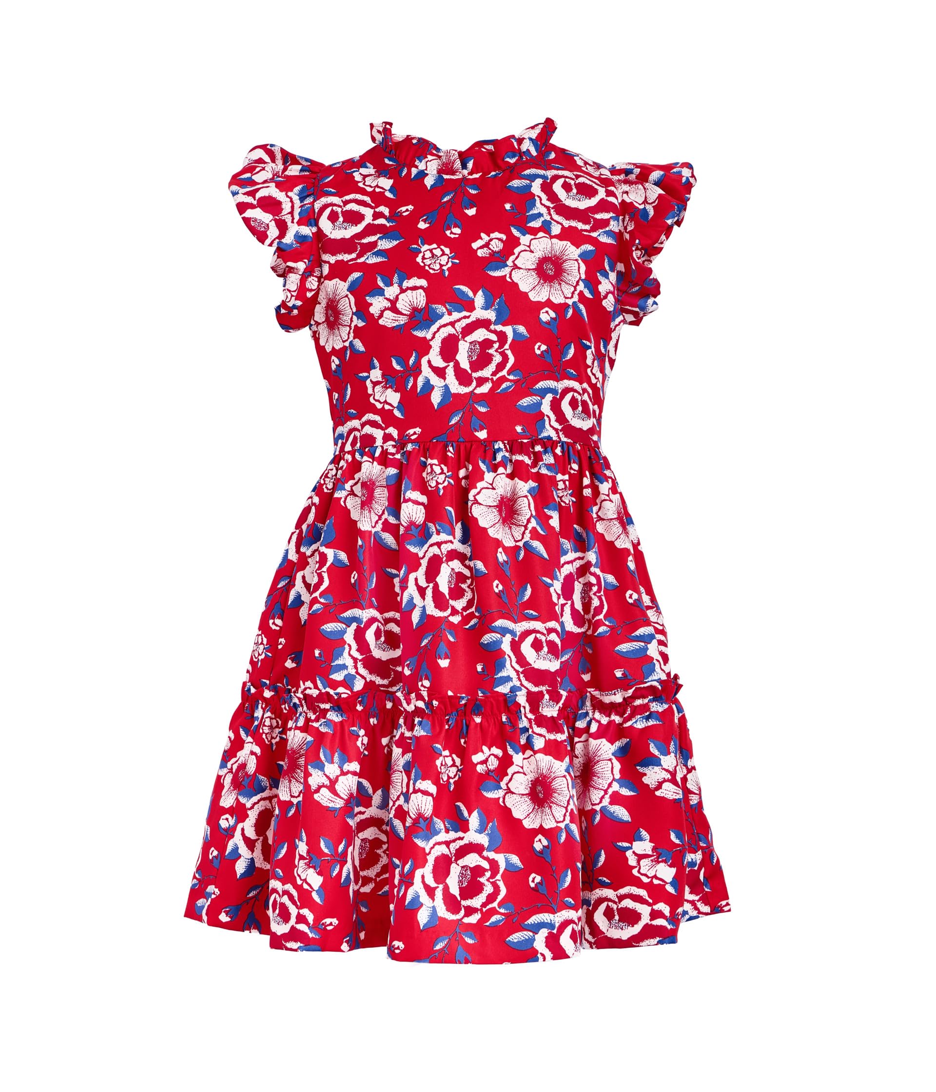 Детское платье Flutter Sleeve Floral Janie and Jack