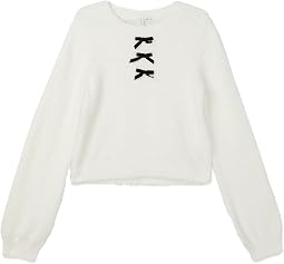 Fuzzy Mini Bow Sweater (Toddler/Little Kid/Big Kid)