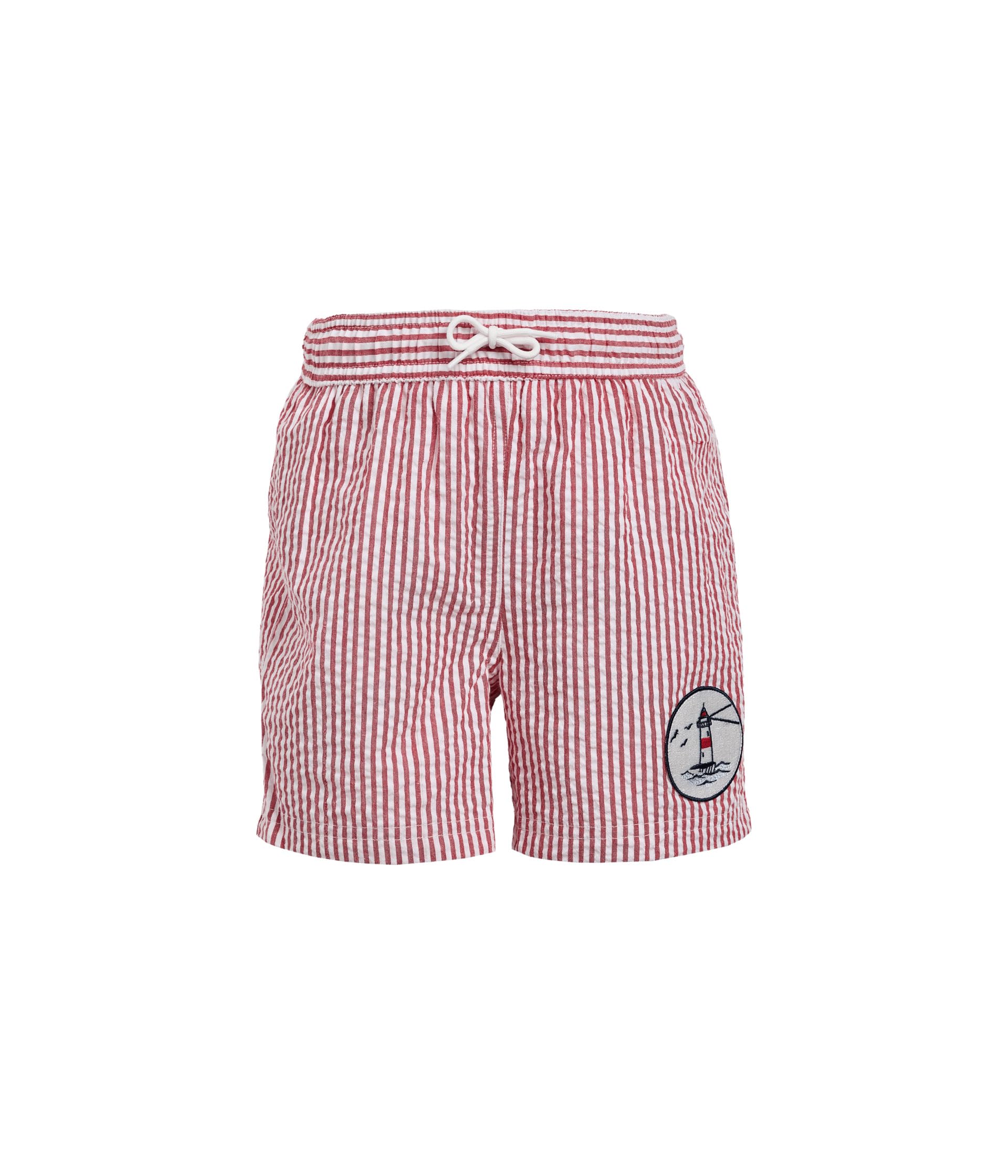 Seersucker Patch Swim Trunk (Infant/Toddler/Little Kid/Big Kid)