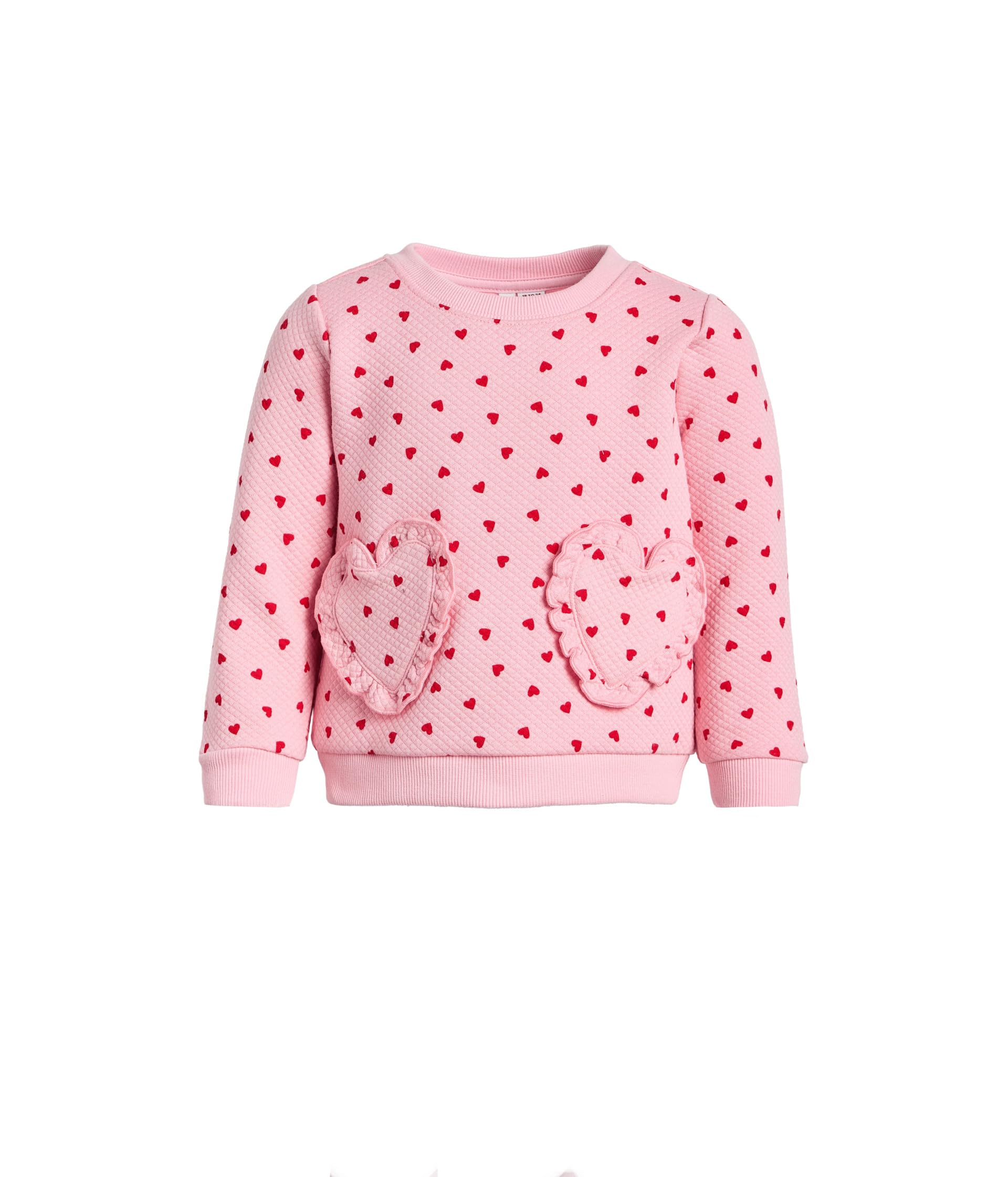 Hearts Mattelasse Sweatshirt (Infant)