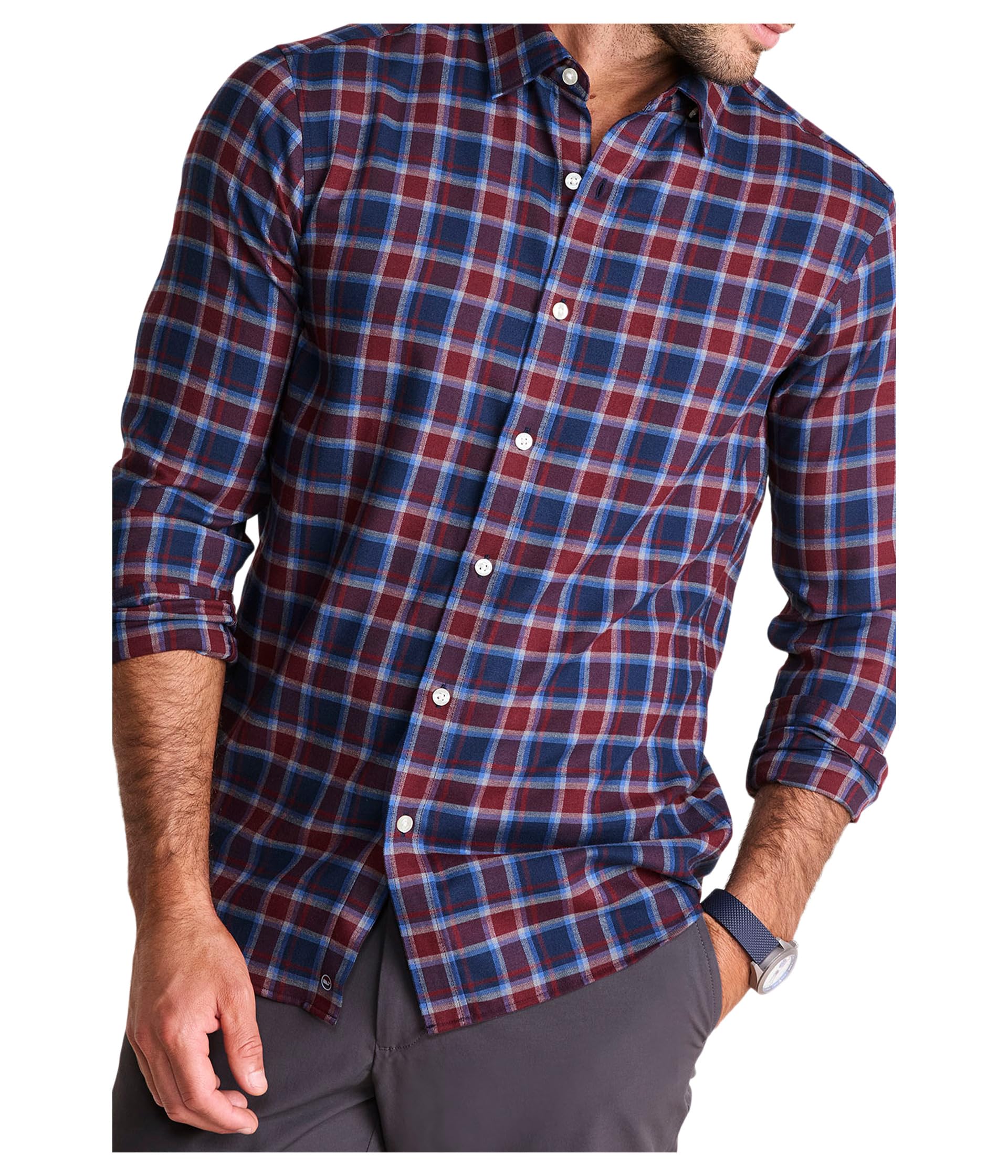 Jethro Plaid Tech Twill Shirt