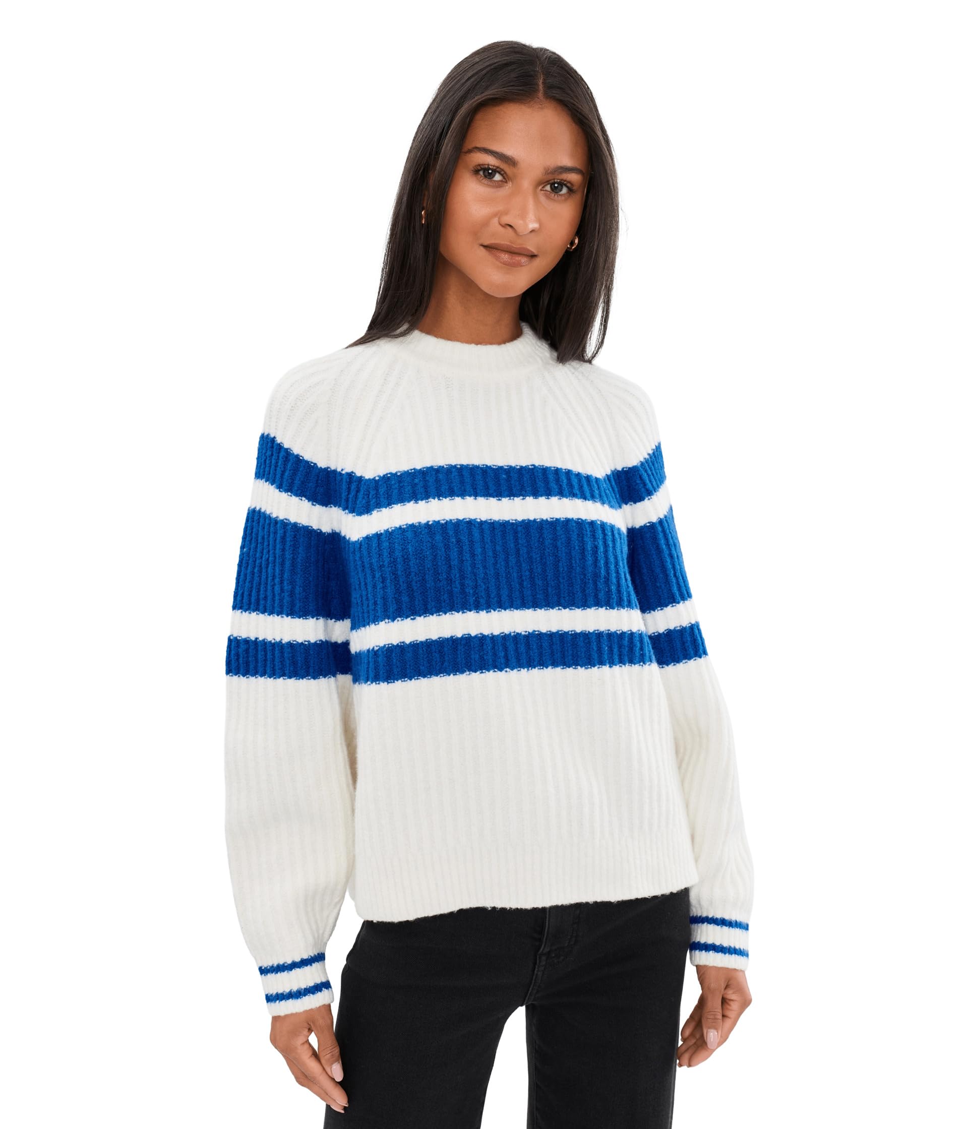 Stripe Apres Stevie Cozy Cotton Pullover