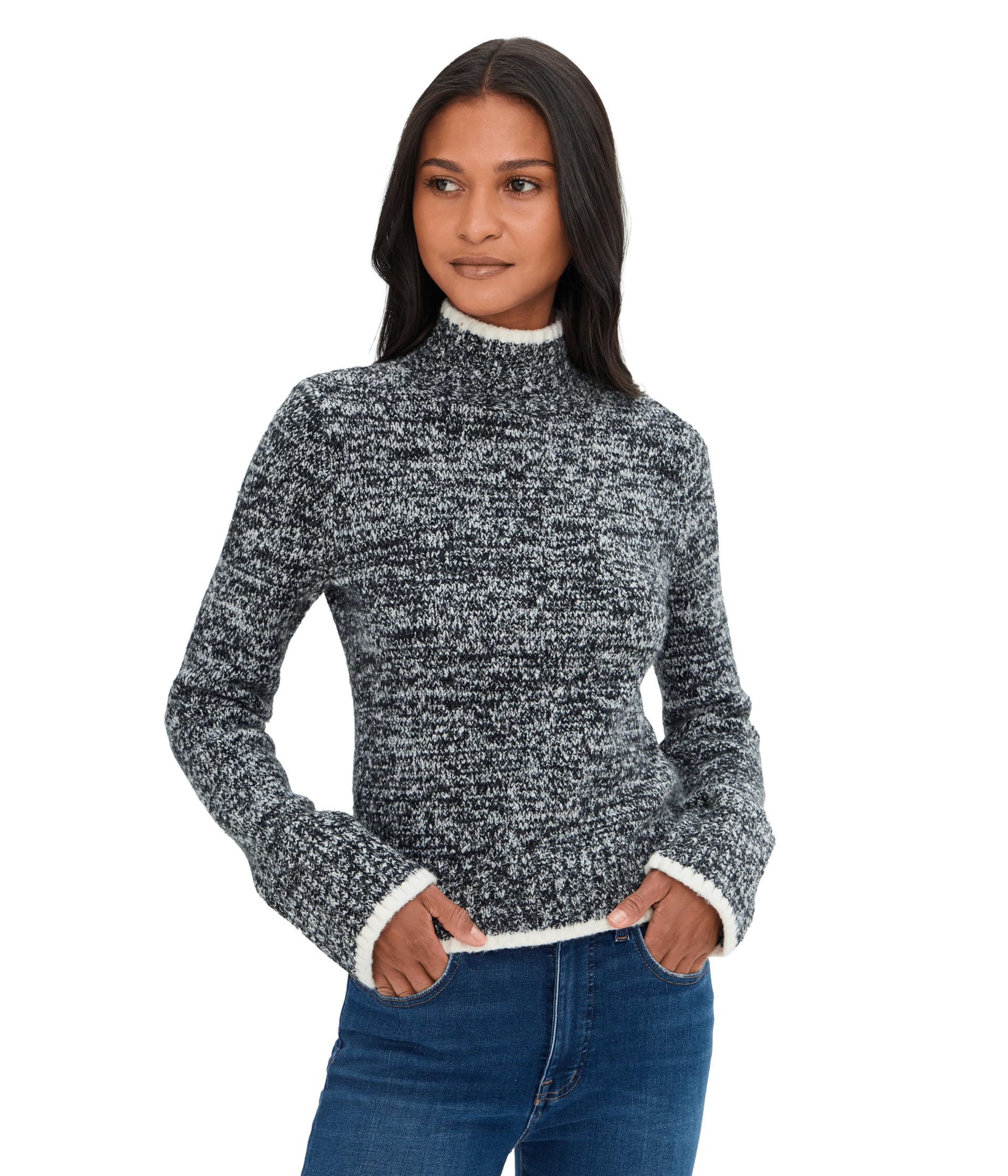 Свитер Madewell Marl Cozy Cotton Nelly Mockneck