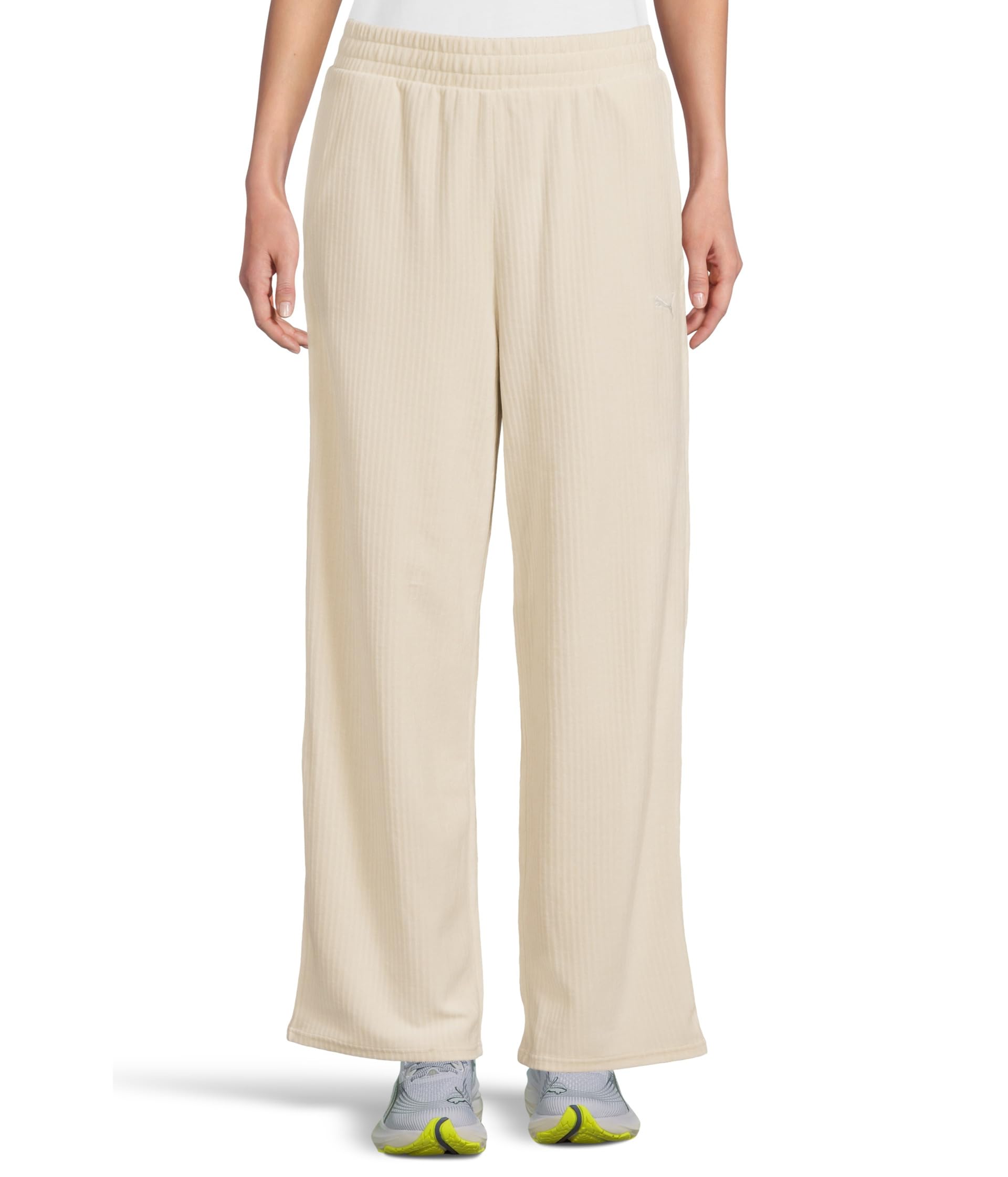 Essentials Elevated Velour Ribbed Straight Leg Pants