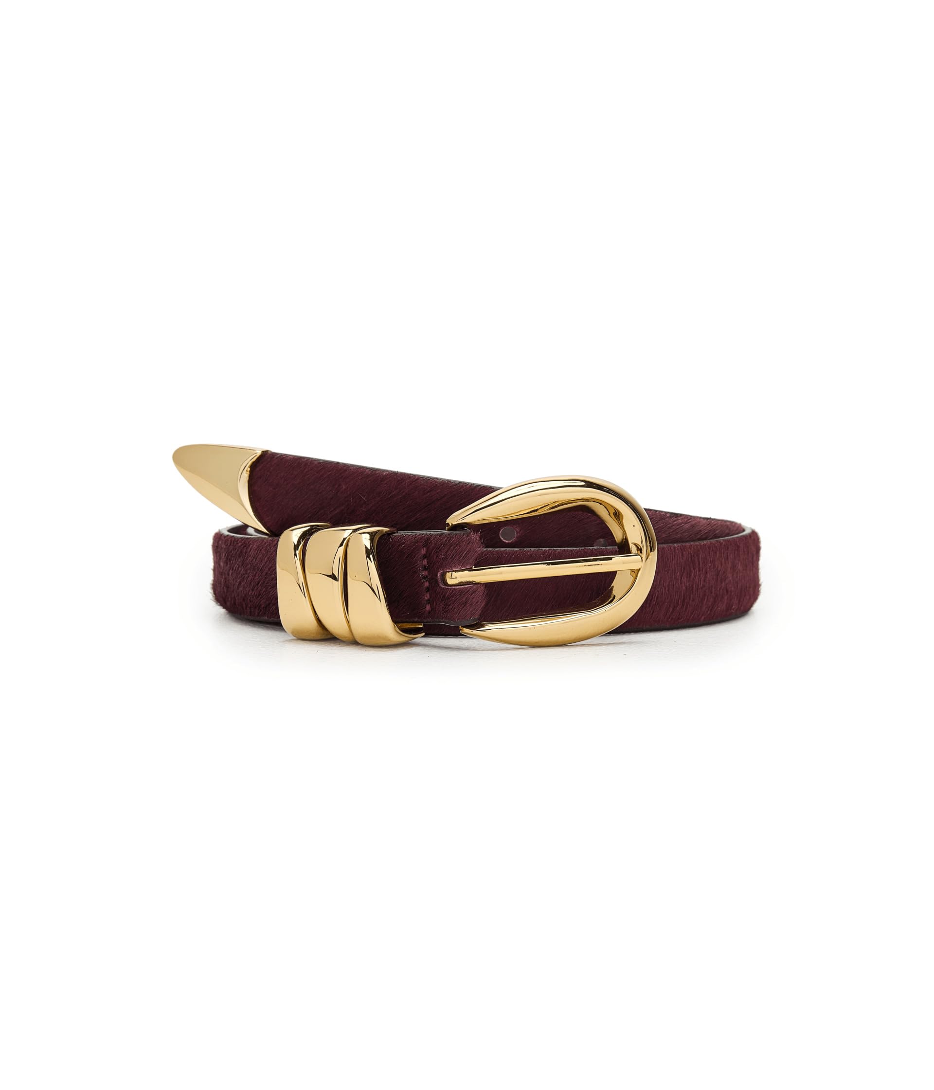 Triple Metal Keeper Belt: Haircalf