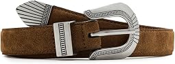 Ремень Madewell Western-Buckle из замши