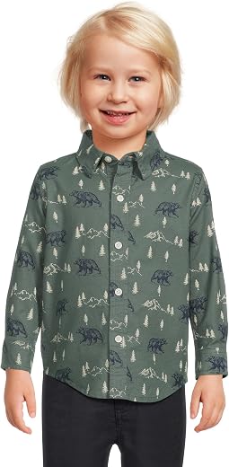 Printed Twill Button Down Shirt (Infant)