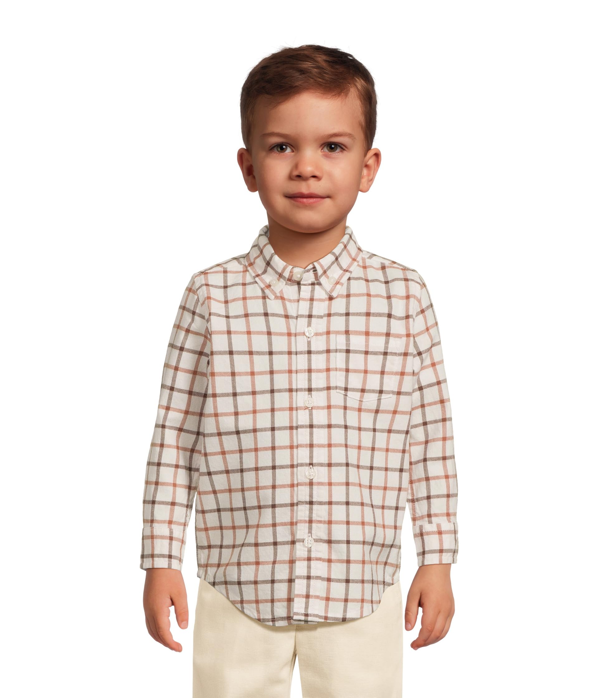 Детская рубашка Janie and Jack Plaid Twill Button Down