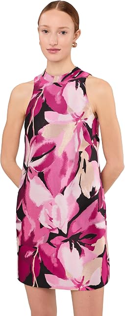 A-Line Jacquard Short Dress