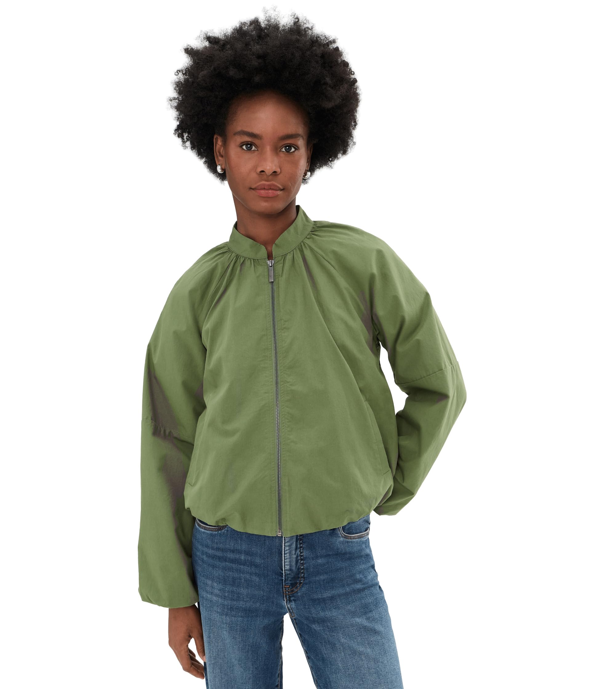 Lainey - Zip Front, Bomber Jacket