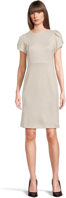 Suede Tulip Sleeve Sheeth