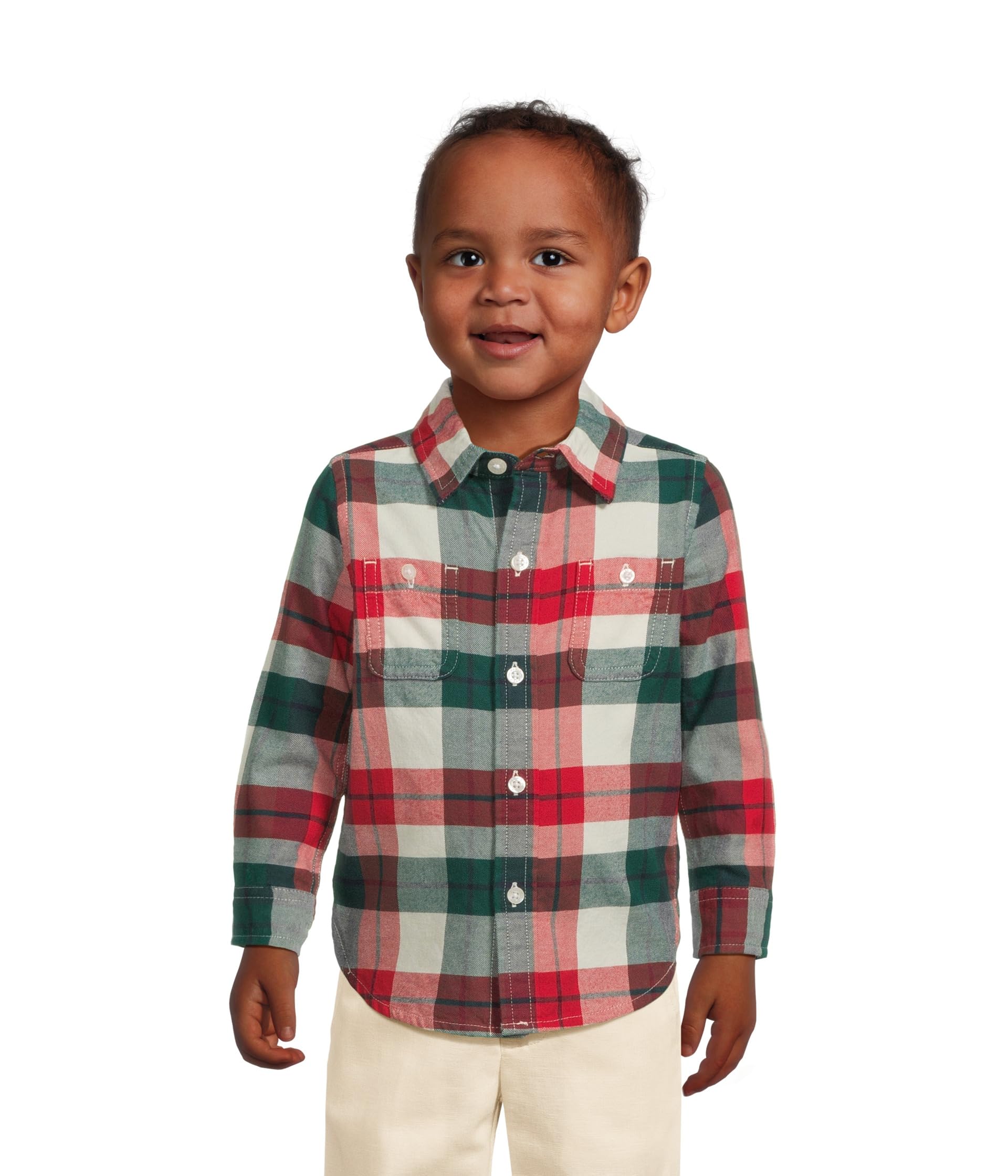 Рубашка в клетку Plaid Twill Button Down (Младенец)