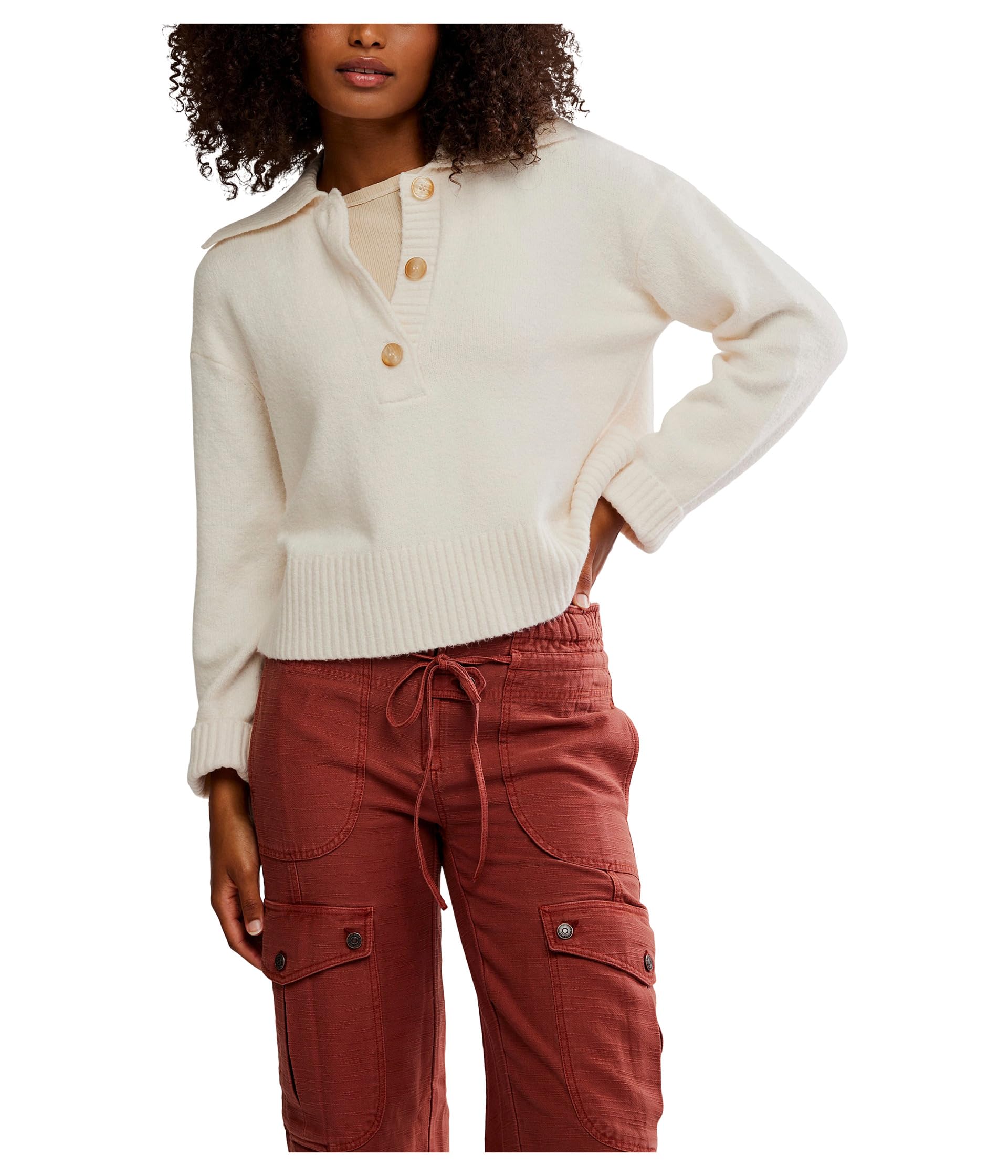 Женский свитер Free People Trading Up Polo