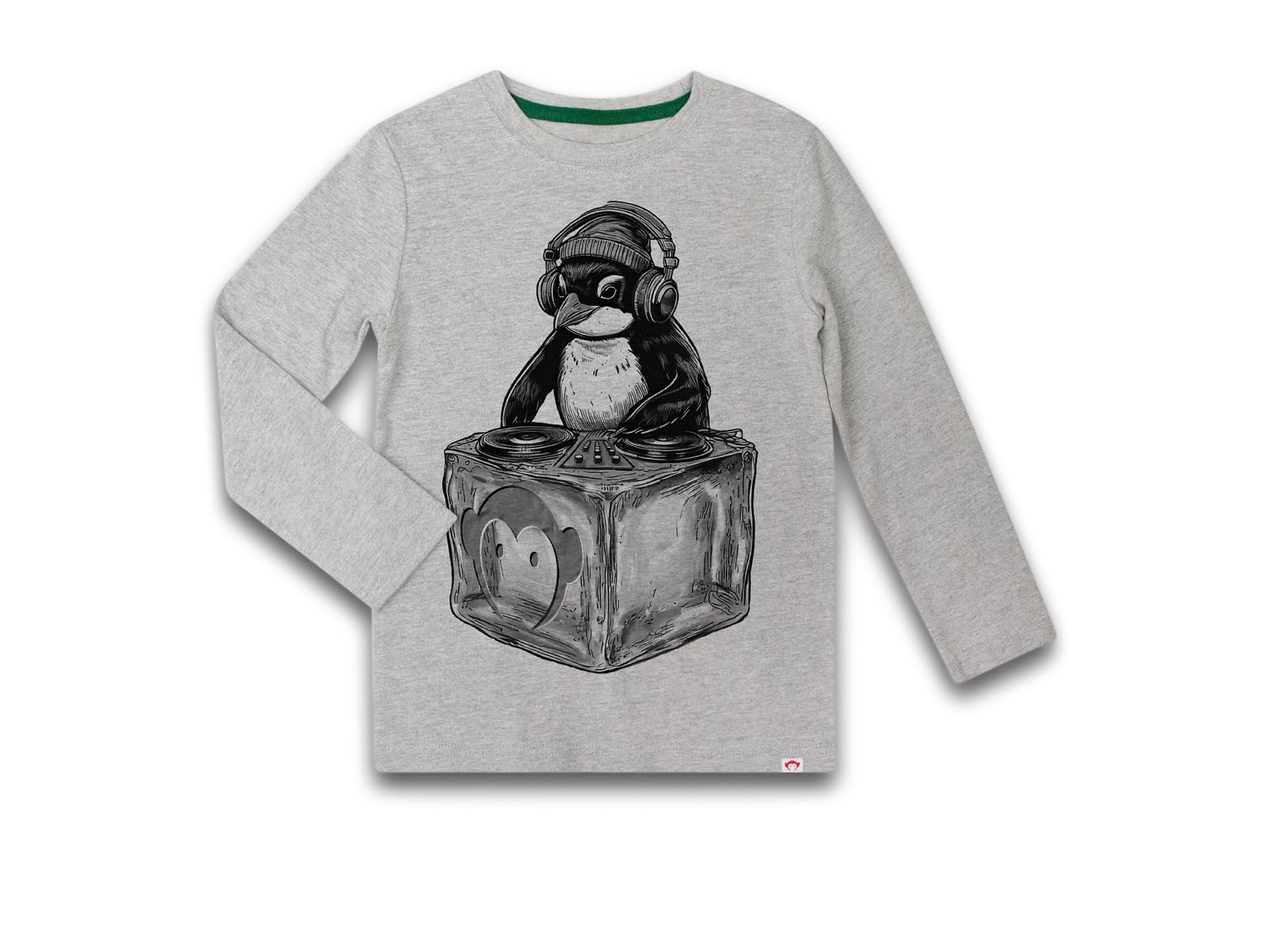Футболка Appaman Kids Penguin DJ Graphic Long Sleeve (Малыши/Дети)