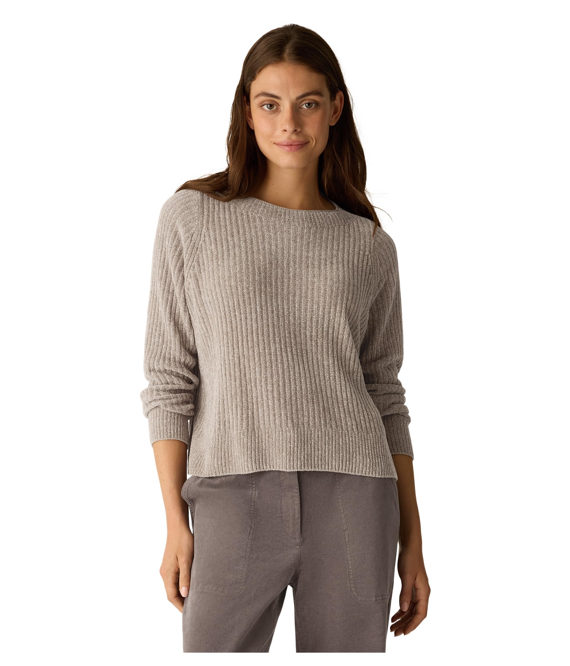 Свитер из смесового материала Chenille Blend Square Armhole